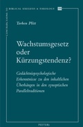 Abbildung von: Wachstumsgesetz oder Kurzungstendenz? - Peeters Publishers
