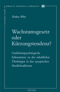Abbildung von: Wachstumsgesetz oder Kurzungstendenz? - Peeters Publishers