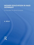 Cover: Higher Education in Nazi Germany (RLE Responding to Fascism - Routledge
