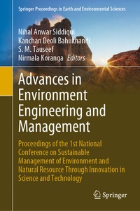 Enlarge image Cover: Advances in Environment Engineering and Management - Springer