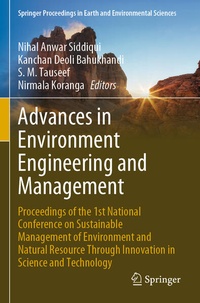 Enlarge image Cover: Advances in Environment Engineering and Management - Springer