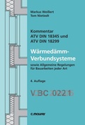 Cover: Kommentar ATV DIN 18345 und DIN 18299 W&auml;rmed&auml;mm-Verbundsysteme - C. Maurer Fachmedien