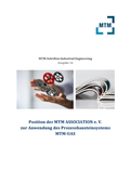 Cover: Position der MTM ASSOCIATION e. V. zur Anwendung des Prozessbausteinsystems MTM-UAS - MTM ASSOCIATION