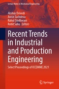 Cover: Recent Trends in Industrial and Production Engineering - Springer