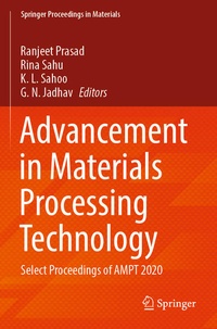 Enlarge image Cover: Advancement in Materials Processing Technology - Springer