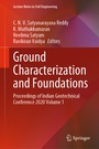 Cover: Ground Characterization and Foundations - Springer