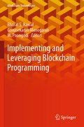 Cover: Implementing and Leveraging Blockchain Programming - Springer
