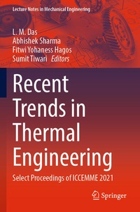 Enlarge image Cover: Recent Trends in Thermal Engineering - Springer