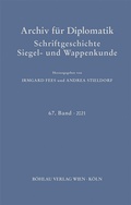 Cover: Archiv f&uuml;r Diplomatik, Schriftgeschichte, Siegel- und Wappenkunde - B&ouml;hlau