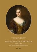 Cover: Sophia Elisabet Brenner (1659-1730) - Georg Olms Verlag