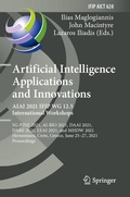 Cover: Artificial Intelligence Applications and Innovations. AIAI 2021 IFIP WG 12.5 International Workshops - Springer