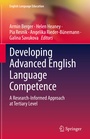 Cover: Developing Advanced English Language Competence - Springer