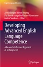 Cover: Developing Advanced English Language Competence - Springer