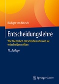 Cover: Entscheidungslehre - Springer Gabler