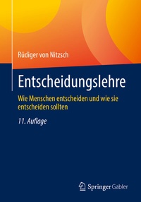 Abbildung von: Entscheidungslehre - Springer Gabler