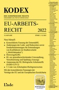 Cover: KODEX EU-Arbeitsrecht 2022 - Linde