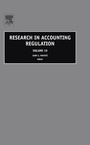 Cover: Research in Accounting Regulation: Volume 19 - JAI Press Ltd