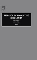 Cover: Research in Accounting Regulation: Volume 19 - JAI Press Ltd