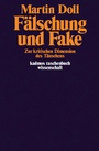 Cover: Fälschung und Fake - Kulturverlag Kadmos Berlin
