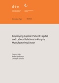 Cover: Employing capital - German Institute of Development and Sustainability (IDOS) gGmbH