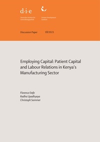 Enlarge image Cover: Employing capital - German Institute of Development and Sustainability (IDOS) gGmbH