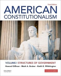 Enlarge image Cover: American Constitutionalism - Oxford University Press