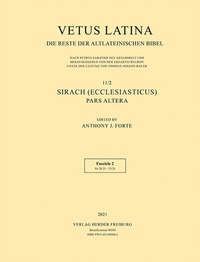 Enlarge image Cover: Sirach (Ecclesiasticus) - Pars altera - Verlag Herder