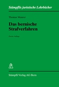 Cover: Das bernische Strafverfahren. - St&auml;mpfli Verlag AG