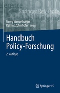 Cover: Handbuch Policy-Forschung - Springer VS