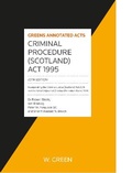 Cover: Criminal Procedure (Scotland) Act 1995 - W.Green