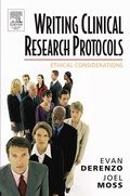 Cover: Writing Clinical Research Protocols - Academic Press