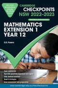 Cover: Cambridge Checkpoints NSW Mathematics Extension 1 Year 12 2022-2023 - Cambridge University Press