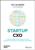 Cover: Startup CXO - Wiley