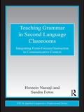Cover: Teaching Grammar in Second Language Classrooms - Routledge