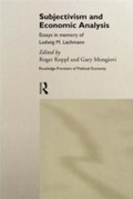 Cover: Subjectivism and Economic Analysis - Routledge