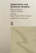 Cover: Subjectivism and Economic Analysis - Routledge