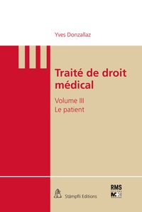 Abbildung von: Traité de droit médical - Stämpfli Verlag