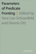 Cover: Parameters of Predicate Fronting - OUP eBook