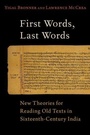 Cover: First Words, Last Words - Oxford University Press Inc
