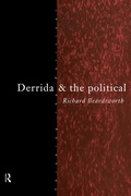 Cover: Derrida and the Political - Routledge