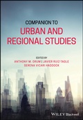 Cover: Companion to Urban and Regional Studies - Wiley-ISTE