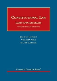 Enlarge image Cover: Constitutional Law - Foundation Press