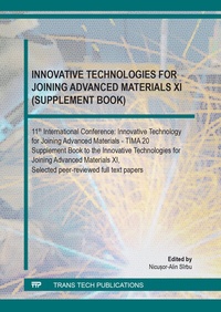 Abbildung von: Innovative Technologies for Joining Advanced Materials XI (Supplement Book) - Trans Tech Publications Ltd