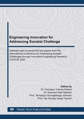 Cover: Engineering Innovation for Addressing Societal Challenges - Trans Tech Publications Ltd