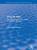 Cover: Paul de Man (Routledge Revivals) - Routledge