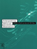 Cover: Interpreting Official Statistics - Routledge