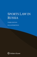 Cover: Sports Law in Russia - Kluwer Law International