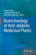 Cover: Biotechnology of Anti-diabetic Medicinal Plants - Springer