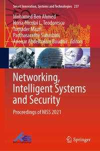 Enlarge image Cover: Networking, Intelligent Systems and Security - Springer