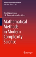 Cover: Mathematical Methods in Modern Complexity Science - Springer